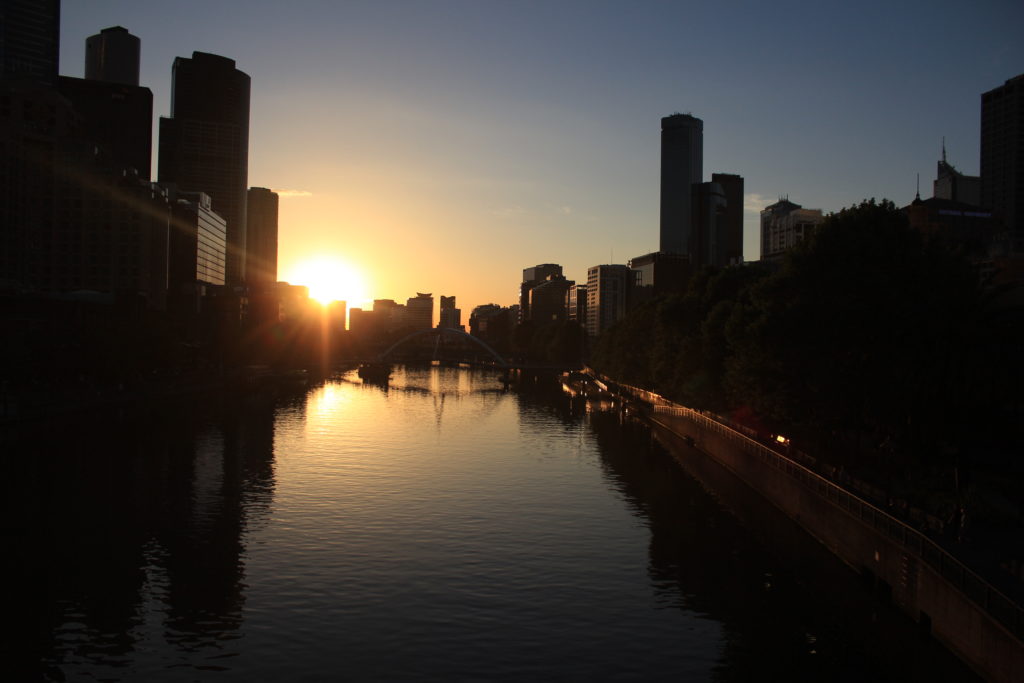 Yarra River sunset